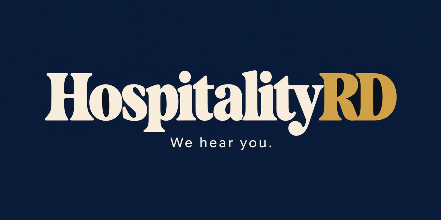 HospitalityRD. We hear you.